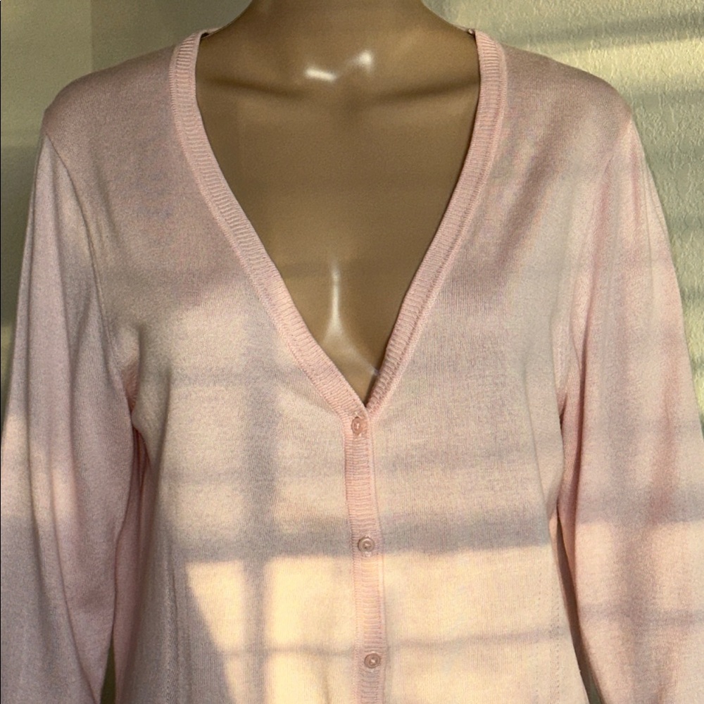 Banana Republic Soft Pink Women's Sweater Size L - Picture 4 of 12